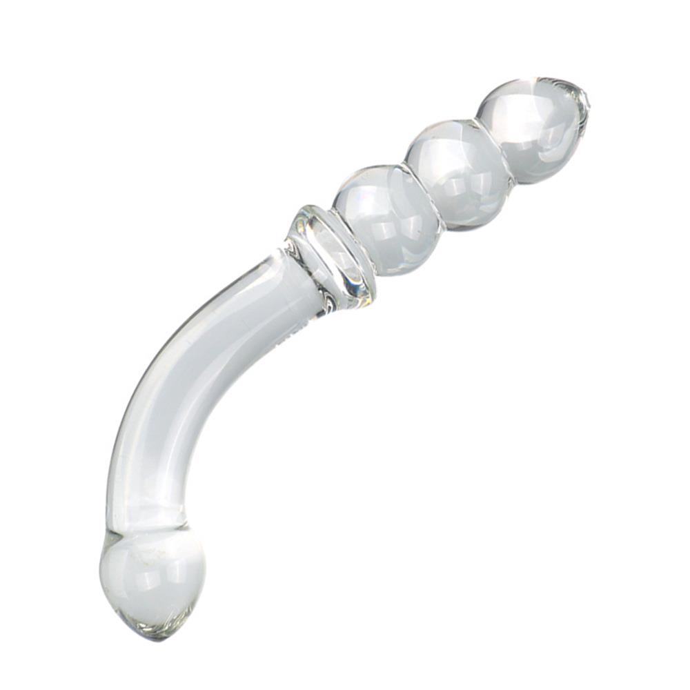 大人玩具弯刀双头刺激女用水晶玻璃静音解压玩具宿舍单身锻炼器械