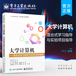 大学计算机——混合式 电子工业出版 学习指导与实验项目指导 卢江 社 高等院校计算机专业学习指导与实验项目指导教材 官方正版