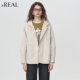 real瑞尔学院风法式 连帽短款 风衣女春季 新款 设计感短外套