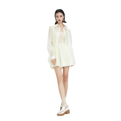 itreal瑞尔纯色两件套防晒服套装