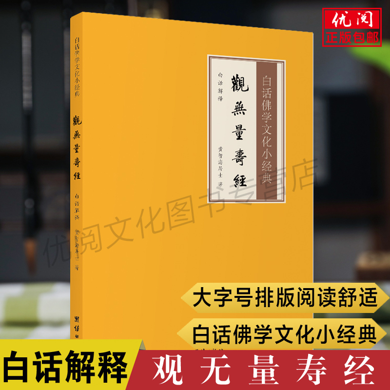 【白话解释】正版包邮观无量寿经