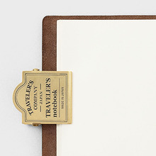 日本Traveler's黄铜夹子票夹TN配件旅行者笔记TN系列TRC装订收纳MIDORI