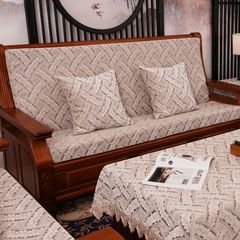 红木沙发坐垫带靠背防滑加厚海绵老式实木椅垫靠垫一体简约可拆洗