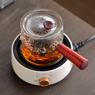 围炉煮茶器罐罐带保温小型烧水专用玻璃电磁炉光波 电陶炉2023新款