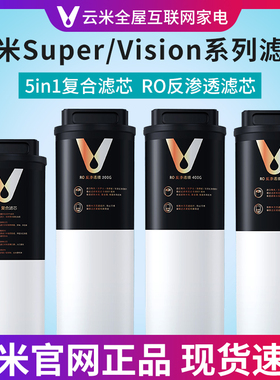 云米净水器Super/Vision 1000G/1200G Pro 5in1复合RO反渗透滤芯