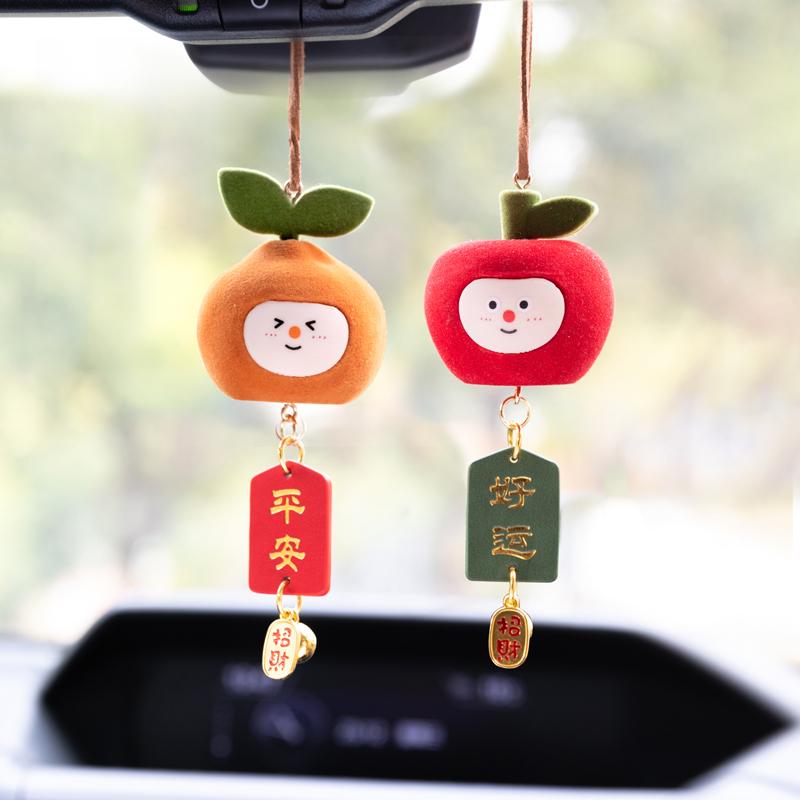 可爱平安好运车内挂件后视镜吊饰