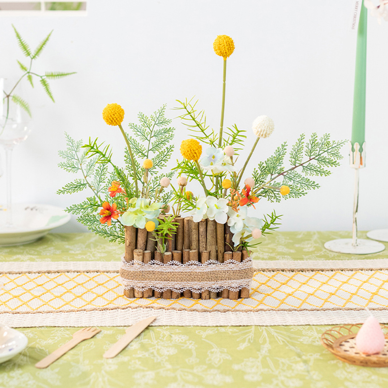 艺术仿真花摆件绿植盆栽拍摄道具