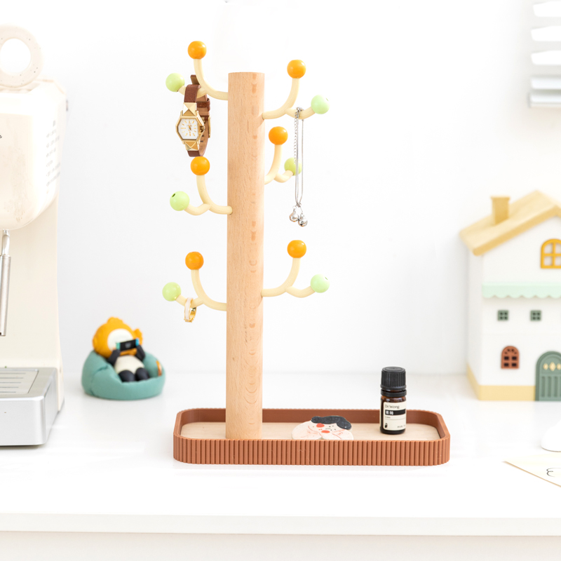 趣味钥匙收纳摆件多功能置物挂架