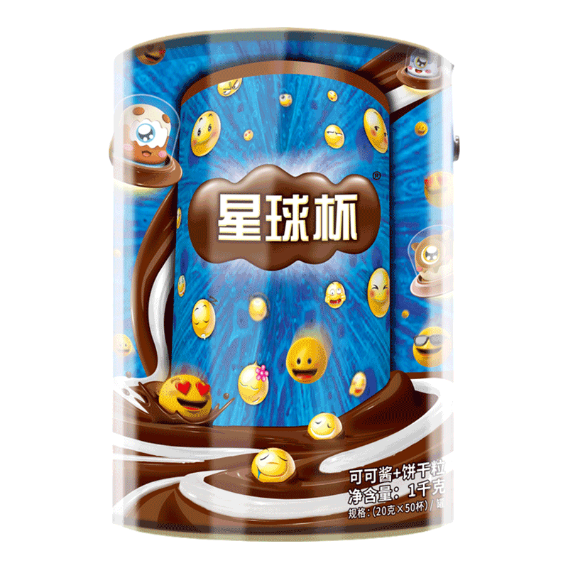 甜甜乐星球杯大小混搭夹心饼干