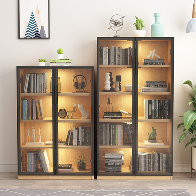 北欧全实木展示柜书柜书房家具