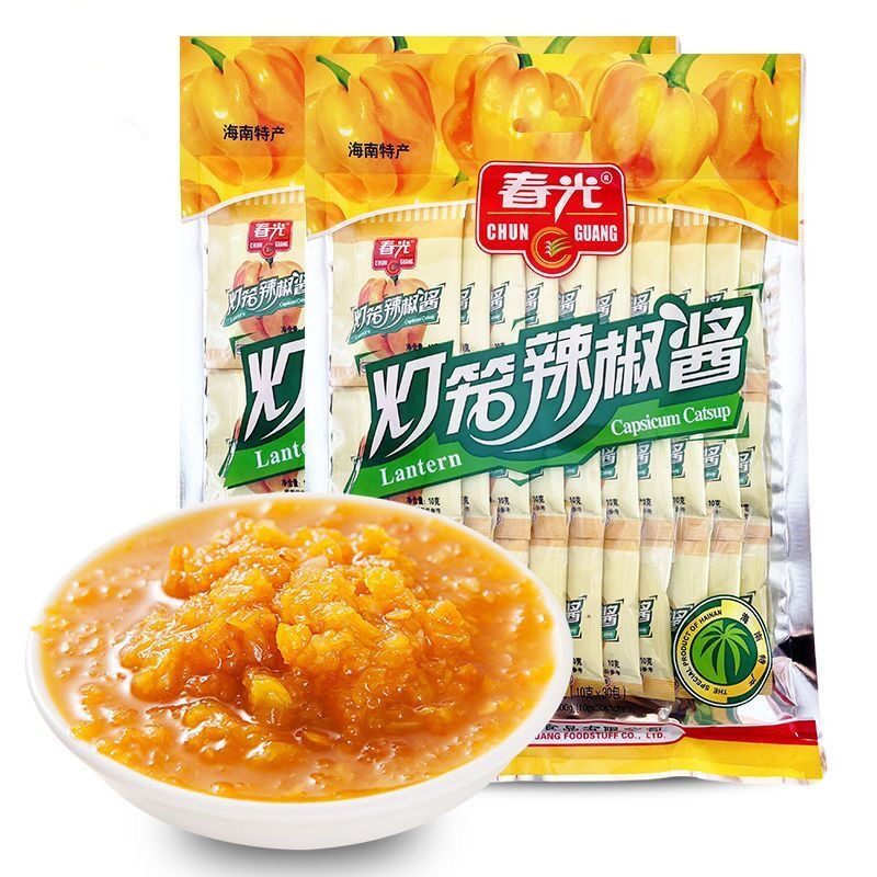 春光黄灯笼辣椒酱海南特产