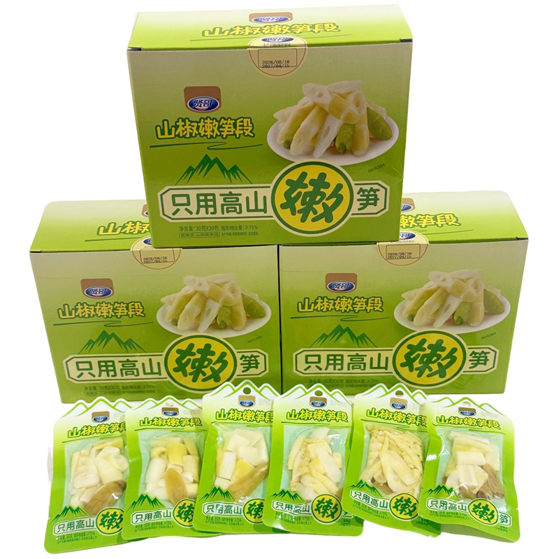 贤哥山椒泡椒嫩笋条解馋零食