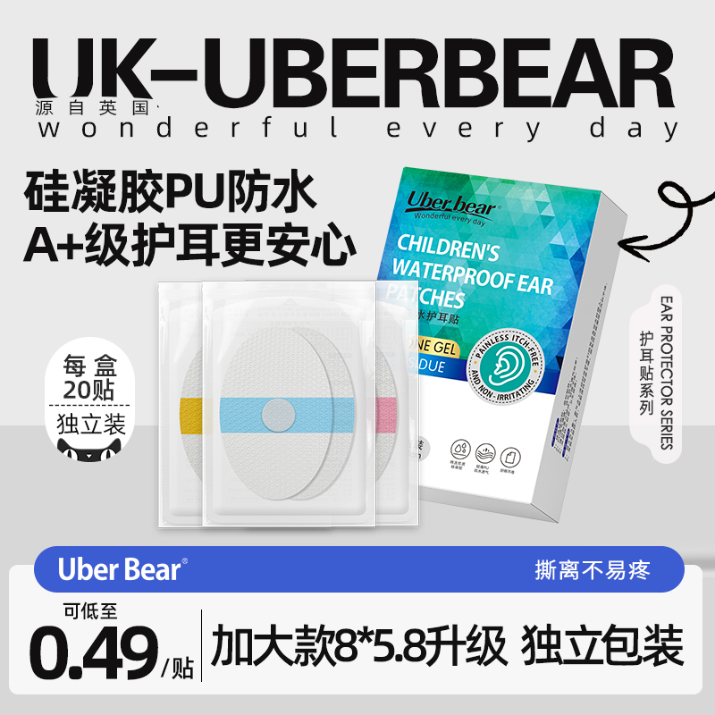 英国护耳贴硅凝胶+独立包0.48/贴