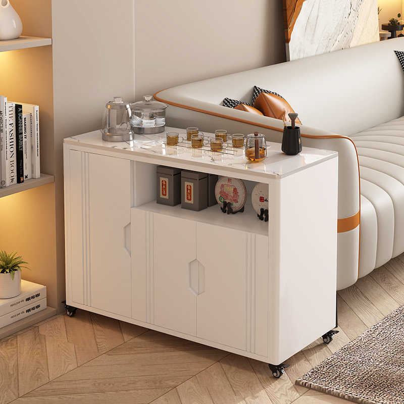 涵御轩轻奢岩板可移动沙发边几柜