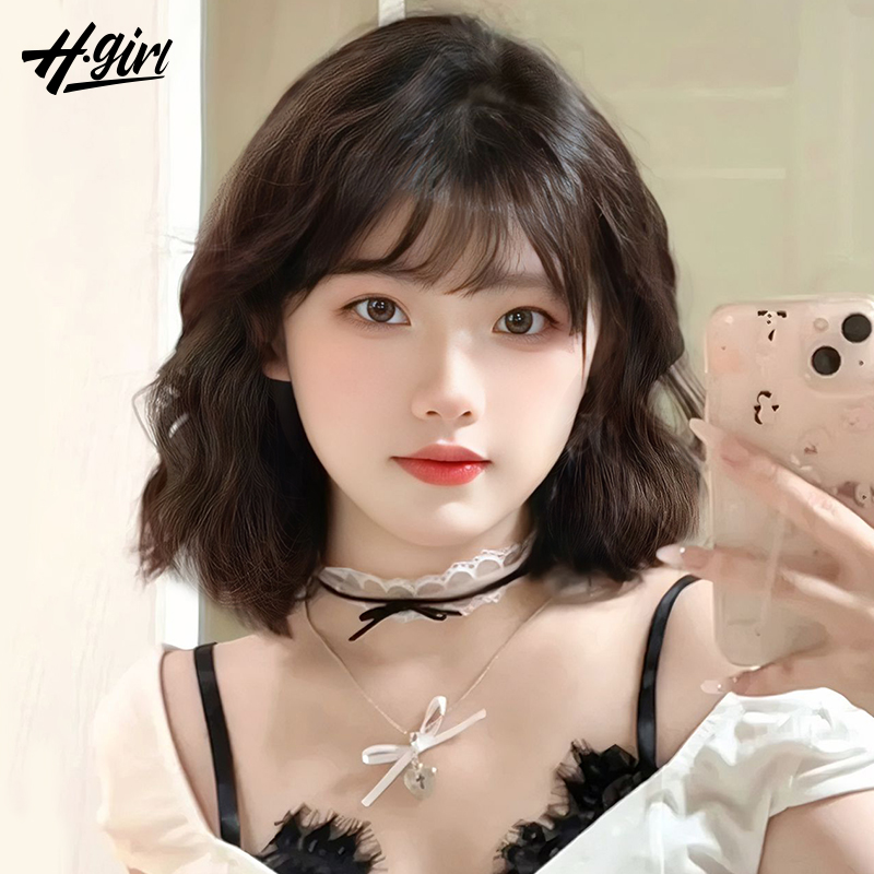 羊毛卷百搭时尚假发真人发丝自然