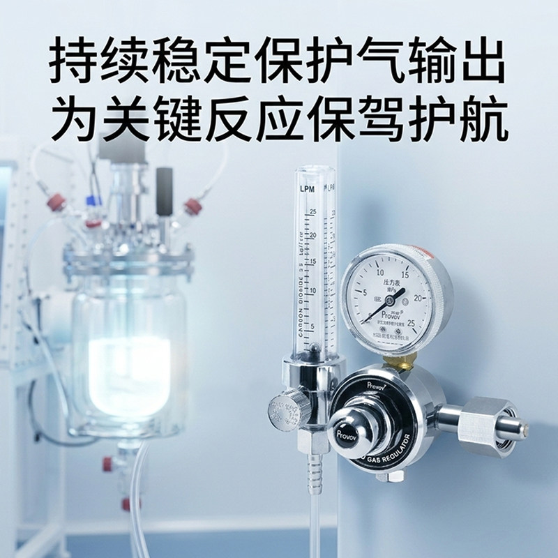 铂唯牌氮气标气流量计减压阀现货图片