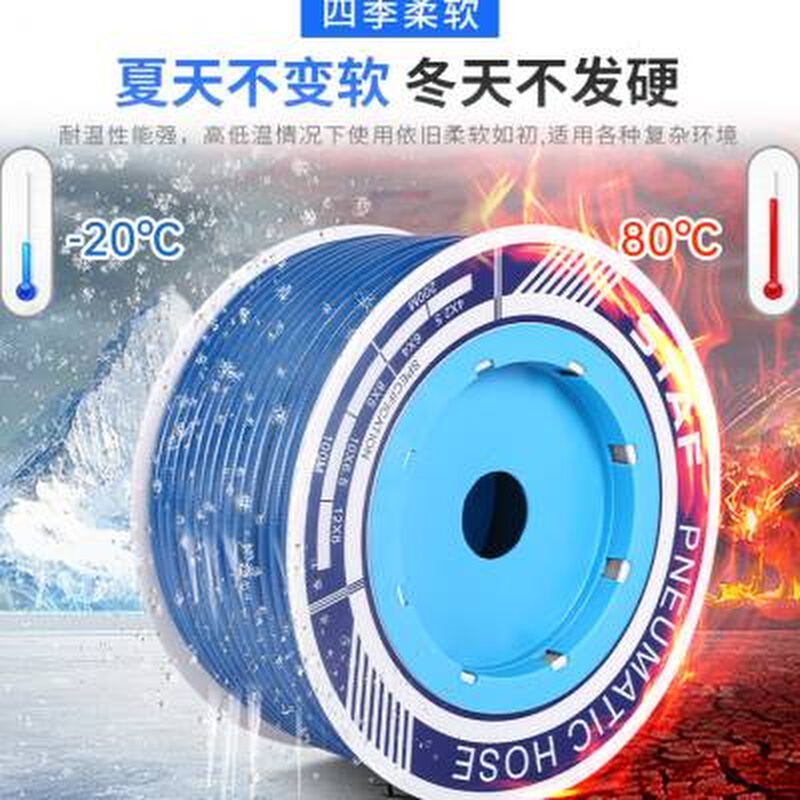 极速气动PU夹纱管高压管包纱软管气鼓卷G管器空压机气管58mm气泵