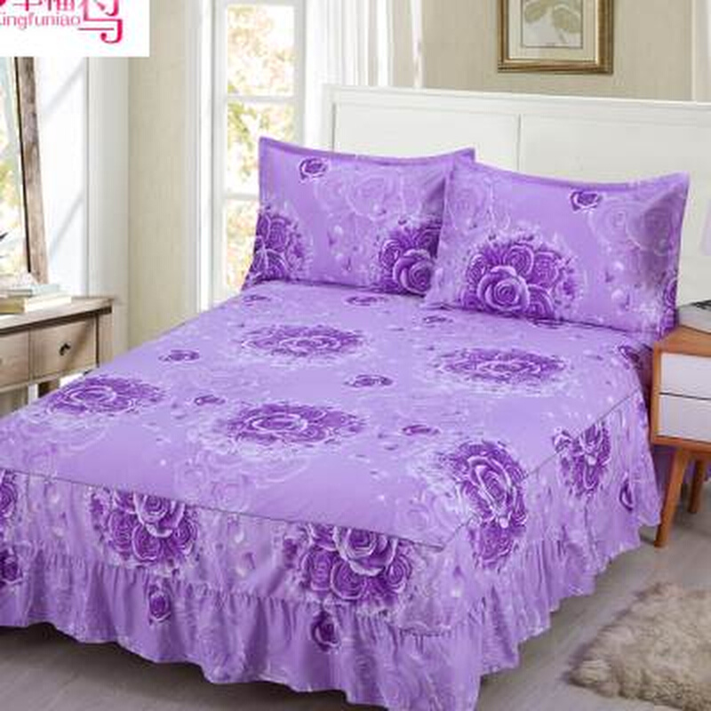 极速床裙床单单件防滑加厚床盖床笠18米15米20m花边X裙式席梦思床