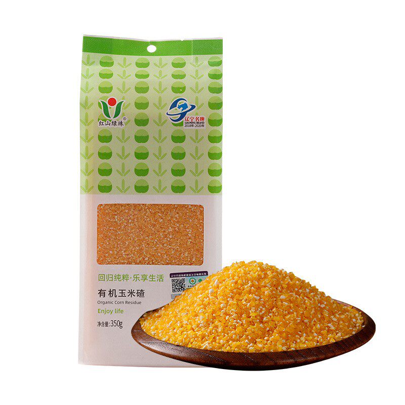 【新店大促】有机玉米碴350g 东北五谷杂粮粗粮煮粥辅食八宝粥米