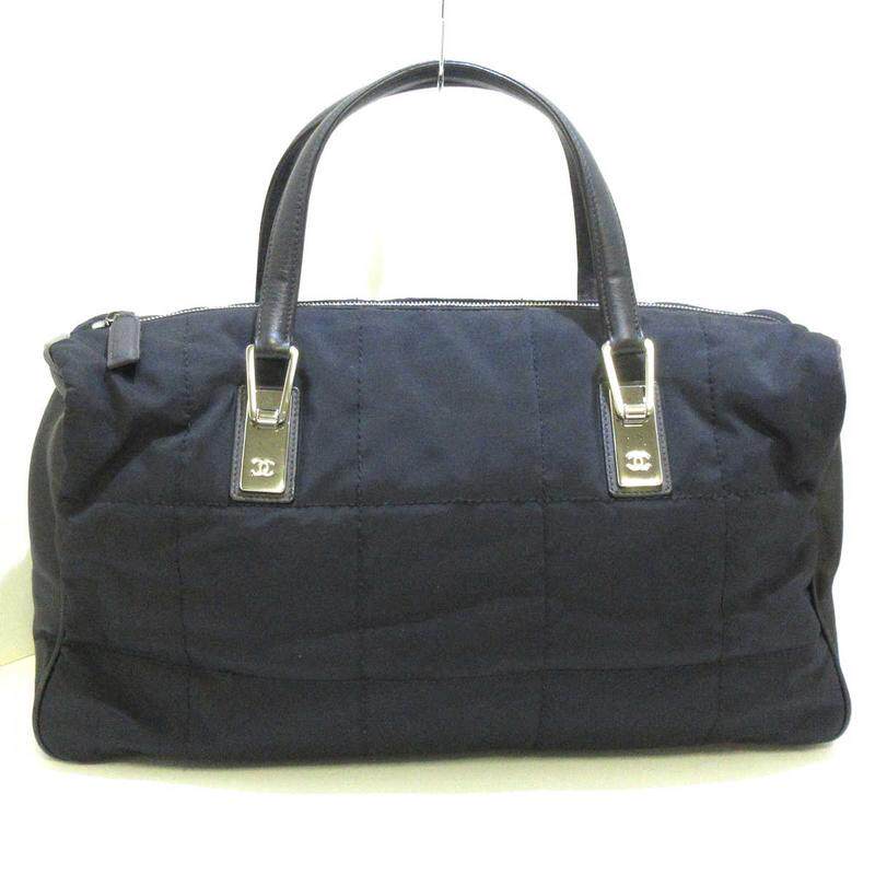 中古香奈儿85新Choco Bar冰格纹手提包35298613