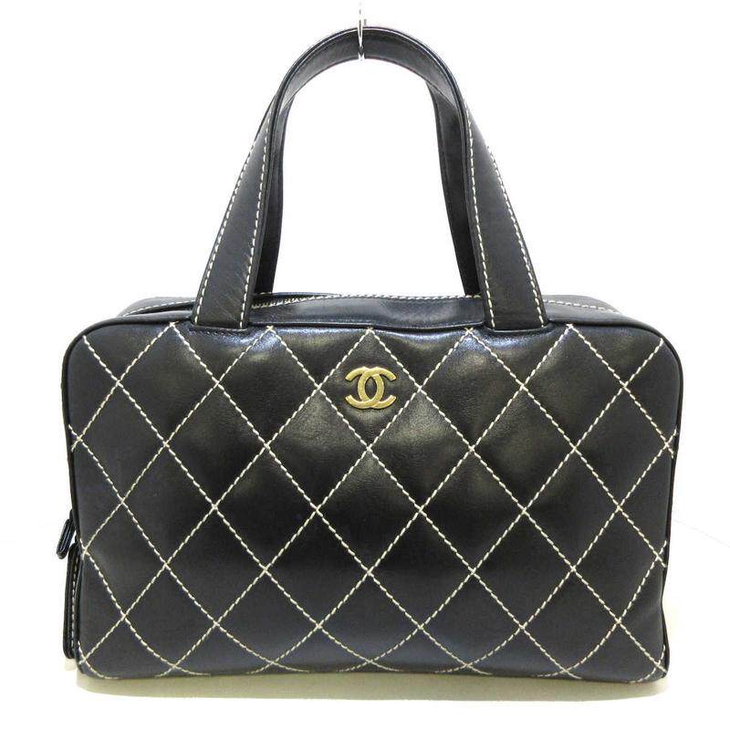 中古香奈儿85新Wild Stitch菱格纹手提包35719781