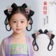 女童汉服假发古风一体式 辫子发髻造型盘发新年头饰 儿童假发包古装
