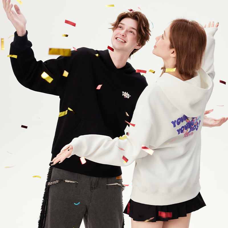 【YKYB黄子韬官方店】2025春季新款连帽卫衣百搭简约宽松帽衫上衣