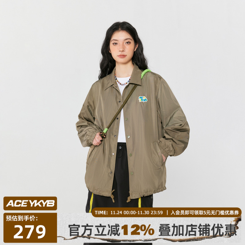 ykyb工装风教练夹克休闲外套