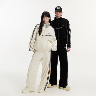 套装 YKYB黄子韬基础立领拉链外套休闲直筒休闲裤 冬 黄誉博同款