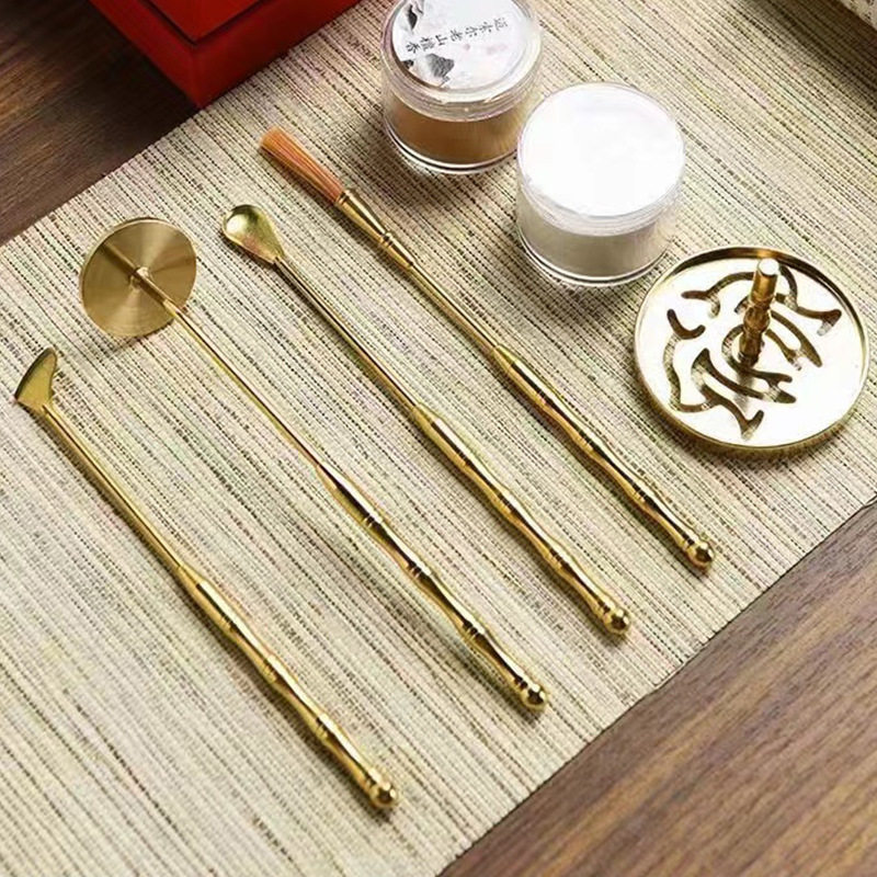 香道香篆工具打香篆灰香勺香铲莲花香印香压灰黄铜书房品香香道灰,家居饰品,香薰DIY材料/工具,淘宝优惠券,粉丝福利购,淘宝优惠卷