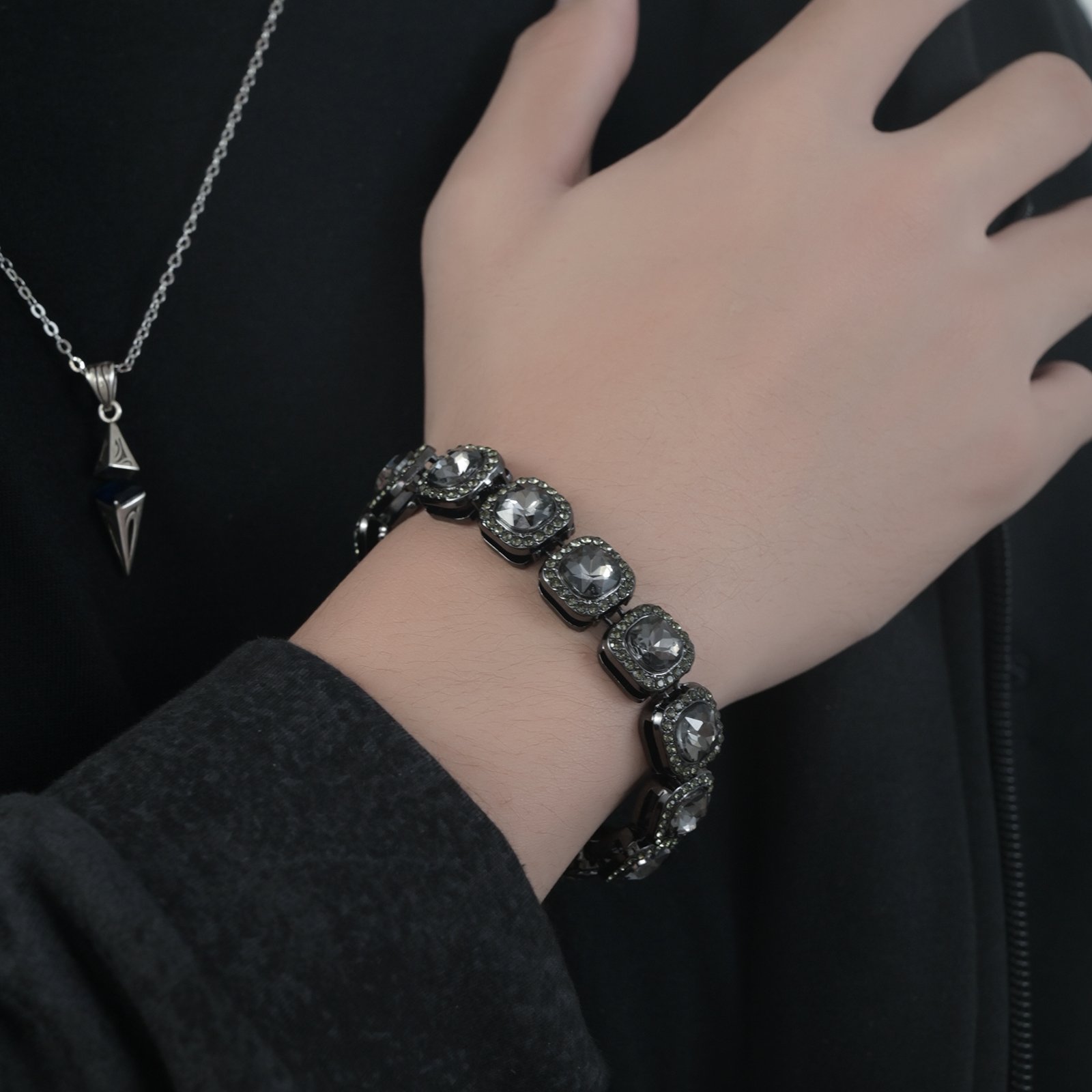 美式潮牌手链男女ins潮欧美高街