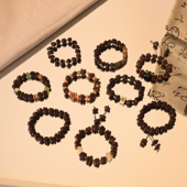 手串女生小众设计手链情侣款 咖啡豆手串很醒脑手工款 串珠百搭男款