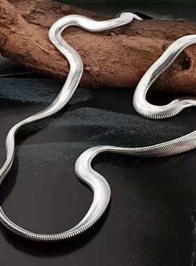 钛钢项链不掉色蛇骨链高级感小众