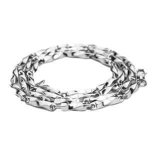 莫比乌斯项链男潮个性高级感钛钢不掉色百搭痞帅锁骨链嘻哈毛衣链