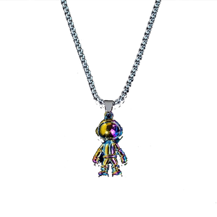 儿童项链男童女童潮流卫衣链配饰装饰毛衣链子街舞男孩宝宝吊坠酷