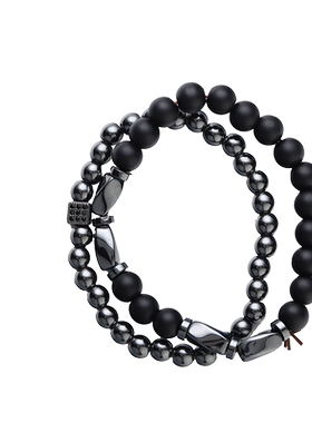 手串男扭转个性暗黑冷淡风小众