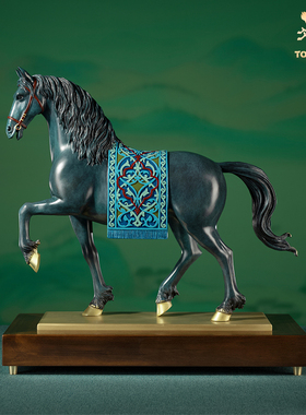 铜师傅全铜摆件安达卢西亚马