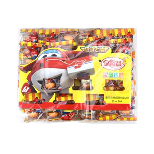 金稻谷汉堡糖软糖10g*60包汉堡橡皮糖QQ糖糖果汁软糖儿童节日零食