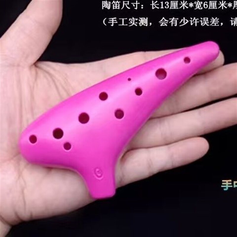 陶笛12孔高音C调环保树脂材料塑胶塑料送全套配件SC耐摔乐器
