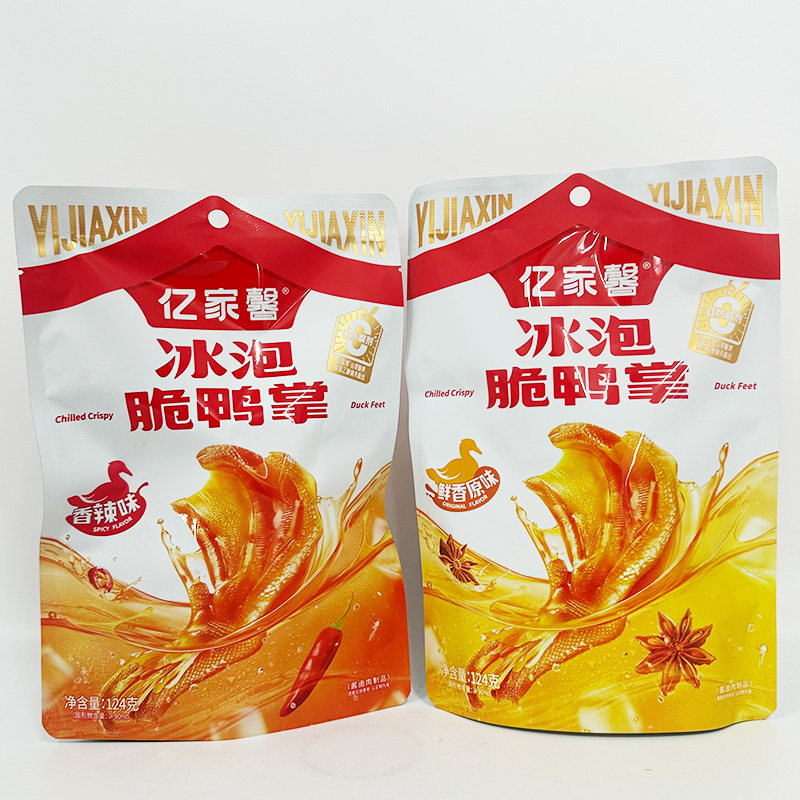 亿家馨泡鸭爪鸭掌香辣味解馋零食图片