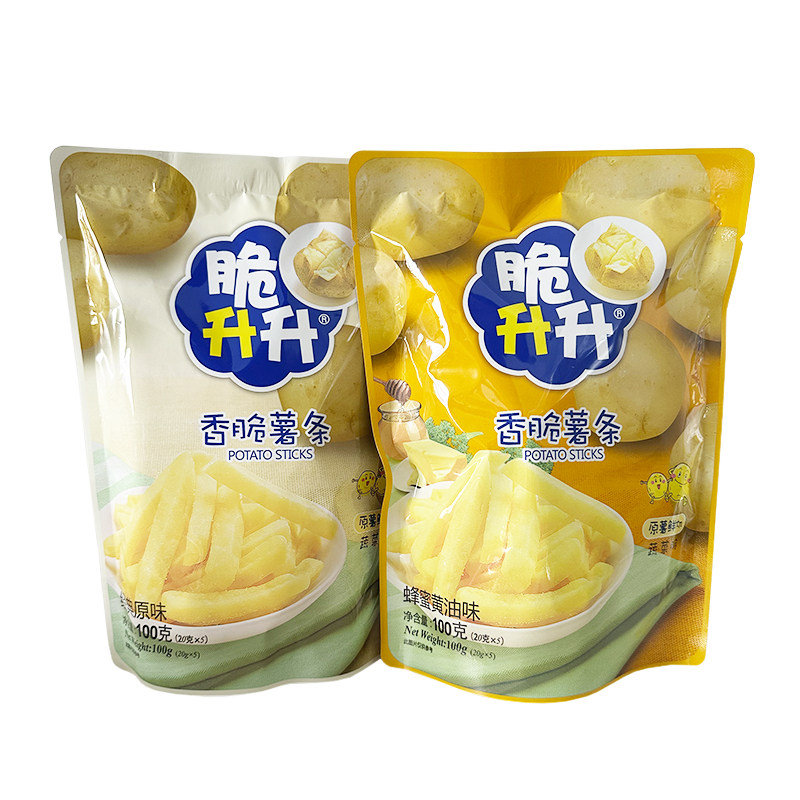 脆升升香脆薯条蜂蜜黄油味土豆条休闲零食马铃薯网红追剧解馋小吃