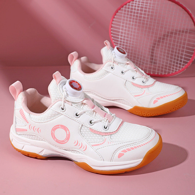 儿童专业羽毛乒乓球鞋男女童学生旋转扣秋冬透气中大童防滑运动鞋