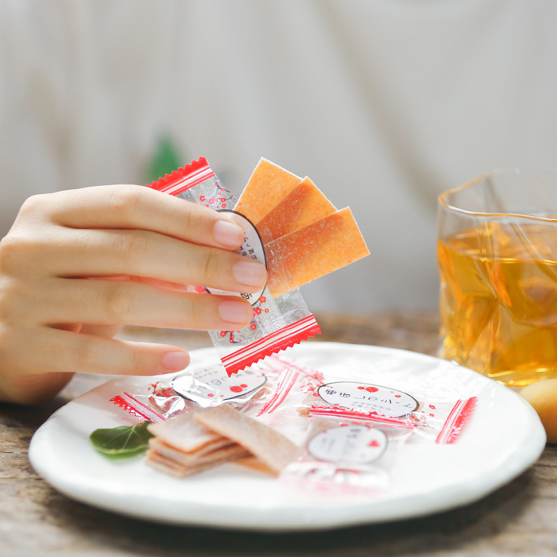 原味梅片日式陈皮酸甜青梅原料儿童零食梅子片话梅肉干片独立小包