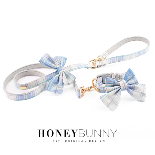 Воротник для собак с пчел JK Bow бьет ведущую веревку для прогулочной веревки для собак маленькая и маленькая сеяная сея для собак кольцо