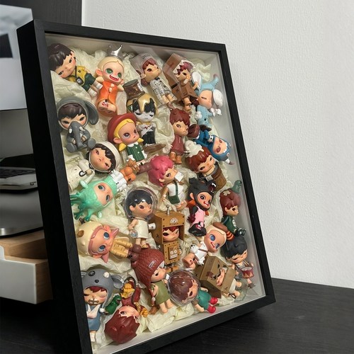 【家居好物】盲盒收纳展示架相框DIY手办防尘罩展示盒陈列架摆台