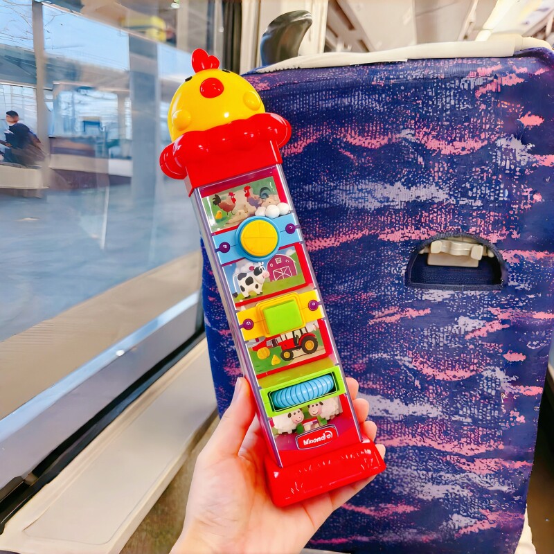 高铁打发时间玩具小鸡蘑菇屋趣味闯关益智大脑训练旅行带娃神器