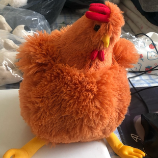jeycat塞西尔鸡CeileChckn英国潦草公鸡玩偶抱枕毛绒公仔生日礼物