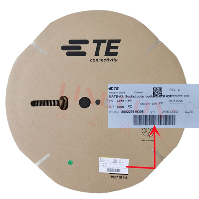 TE连接器端子2298116-1现货