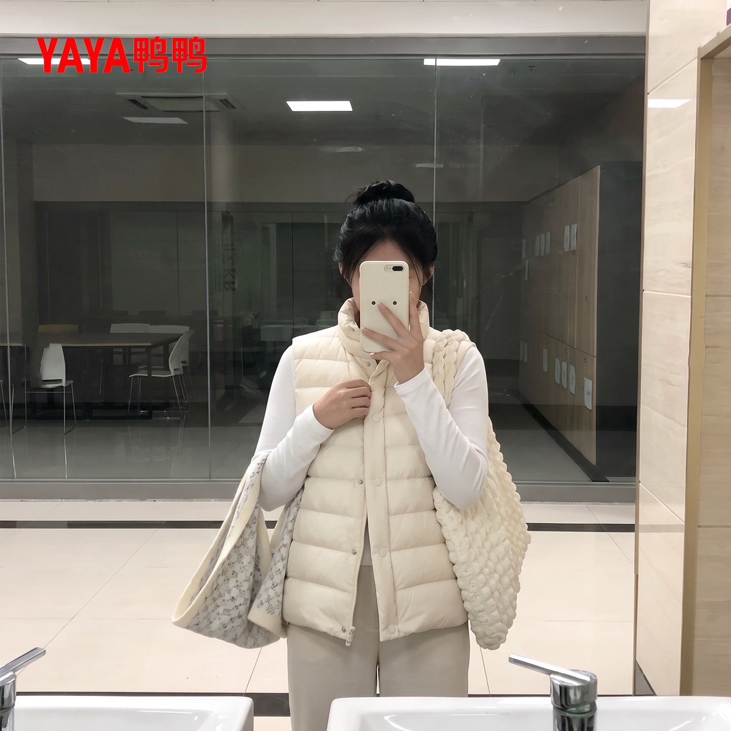 鸭鸭羽绒服小个子女款轻薄款女士图片