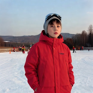 儿童男款羽绒服短款防寒拜年服加厚童装户外中大童2026新款外套